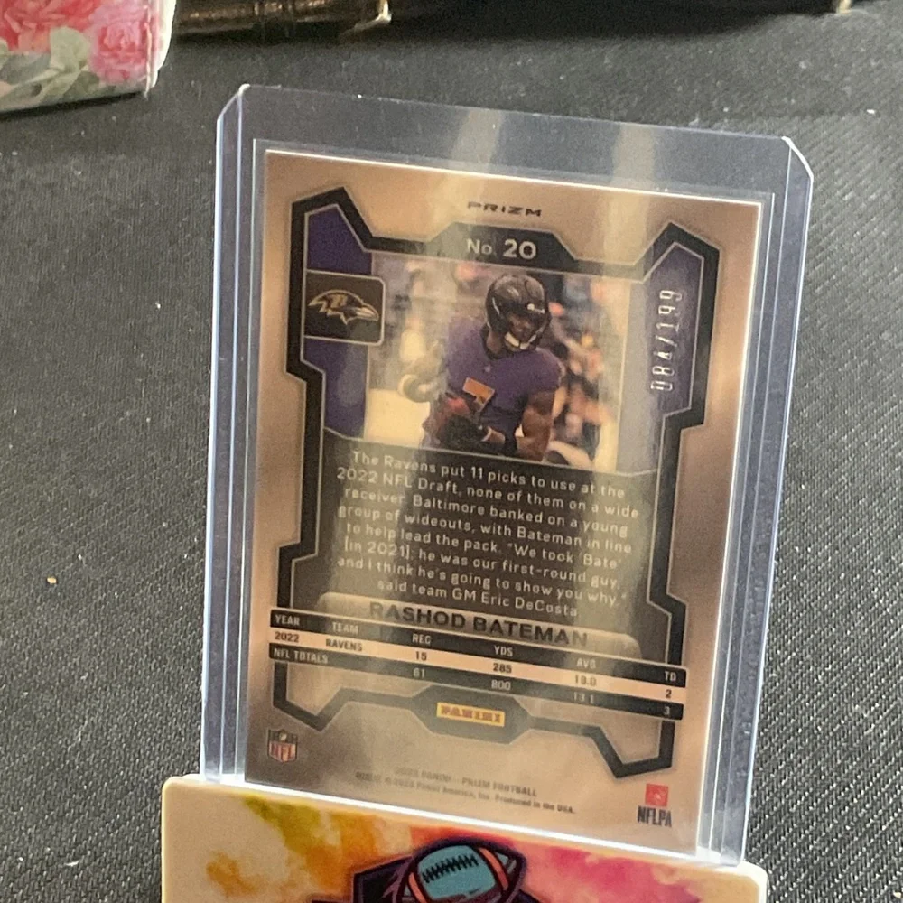 Prizm Rashod Bateman Blue Wave #/199